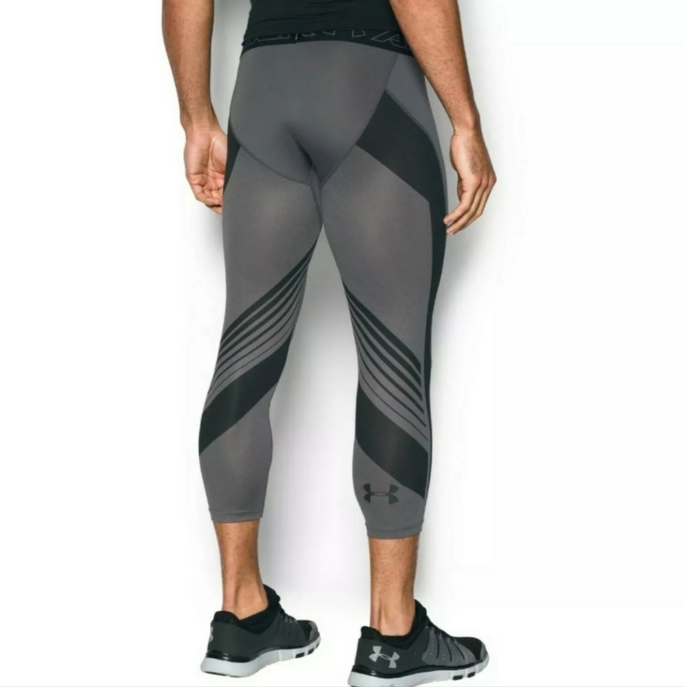 UNDER ARMOUR HeatGear Supervent Compression ¾ Leggings STYLE #1289581 Mens XXL - Picture 4 of 5